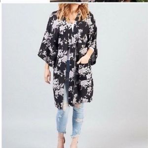 Spiritual Gangster Floral Kimono